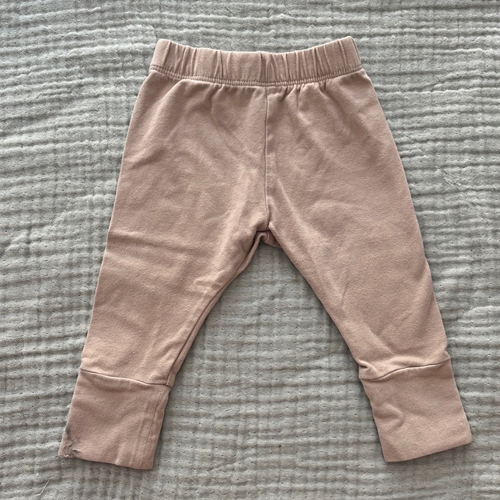 Simple folk dusty rose leggings